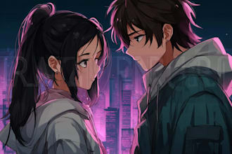 draw anime character for you