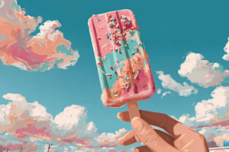 design food pop art of your food pop art