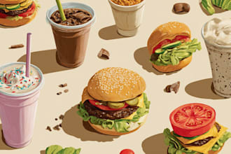 design food pop art of your food pop art