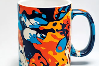 design awesome custom mug design