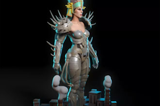 customphoto to3d stl,diorama statue,garage kit,resin collectible,3mf print ready