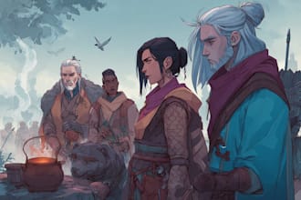 dnd, fantasy character and dnd character