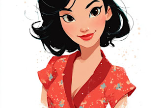 do disney cartoon portrait