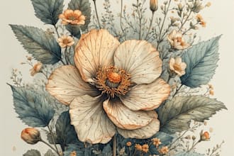 paint amazing fruits, vegetables, mushrooms or plants