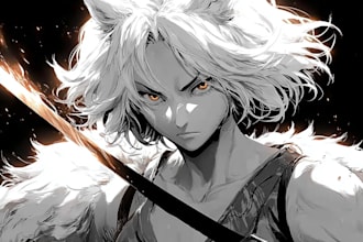 draw great manga pages for you