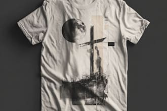 draw custom christian religious jesus t shirt designs