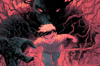 draw a cover art or comic cover art