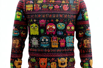 create ugly christmas sweater and tshirt design in 4hours