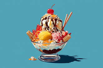 design food pop art of your food pop art