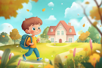 children book illustration and children book illustration