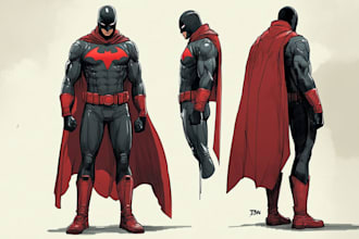 do superhero comic page