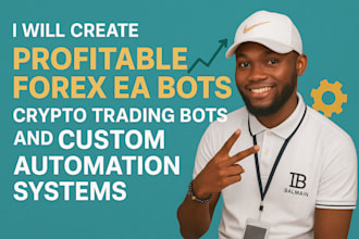 build forex ea bots, crypto trading bots and custom no code automation apps