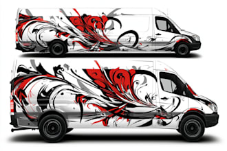 design car wrap and vector wrap, any vehicle wrap