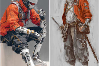 draw sci fi illustration and sci fi art