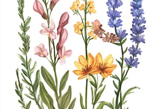 draw a botanical illustration for you