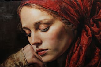 paint renaissance art oil painting portrait