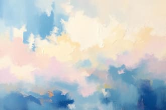 paint a real oil painting on canvas