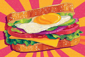 design food pop art of your food pop art