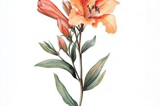do any floral, animal or botanical art illustration