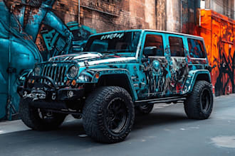 professional car wrap design, van wrap design and car wrap