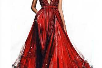 design fashion collection, fashion illustration