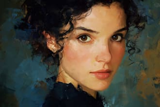 paint a realistic digital oil painting portrait