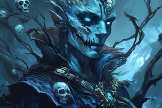 fantasy horror and fantasy horror character