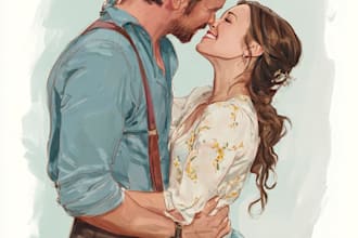 draw couple portrait illustration