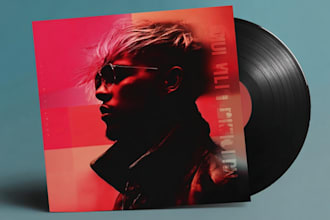 design a stunning single album cover artwork