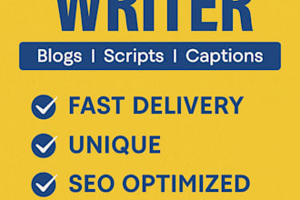 write SEO optimized ai content and blogs