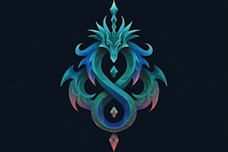 do fantasy game logo and branding