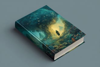do fantasy book cover design, thriller book cover