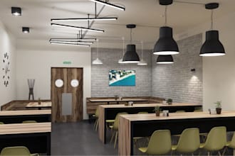 design 3d restaurant,cafe rendering, eatery interior bar,lounge,commercial space