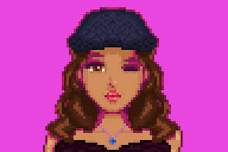 create professional pixel art portraits for your indie game