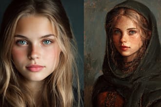 do realistic or fantasy portrait