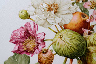 make a fabulous botanical illustration