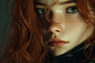 draw semi realistic of your character