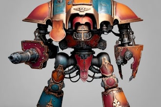 draw a fantasy or warhammer 40k character