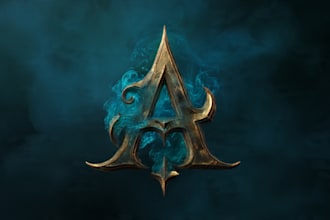 design awesome rpg fantasy or sci fi logo for you