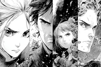 do anime manga comic book illustration sketch