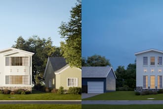 do exterior view rendering
