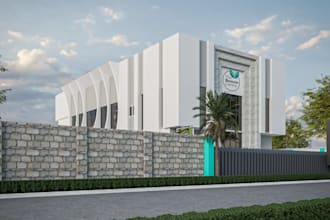 do 3d church design, synagogue, temple, shul, chapel, oratory, tabernacle design