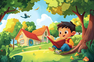 draw custom childrens book illustration