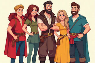 draw your dnd party