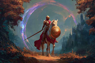 draw a fantasy illustration for you
