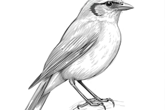 draw any bird species for you