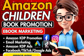 amazon kindle children book promotion poetry fiction litetrature