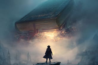 illustrate a professional book cover