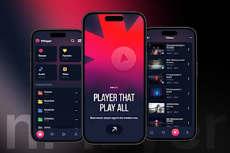 develop podcast app, radio app, music streaming app and live streaming  app