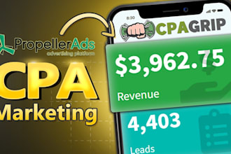 cpa marketing, promote affiliate offer link to USA, UK, earn 400k daily revenue